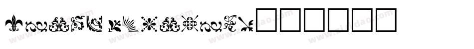 Rough Fleurons字体转换
